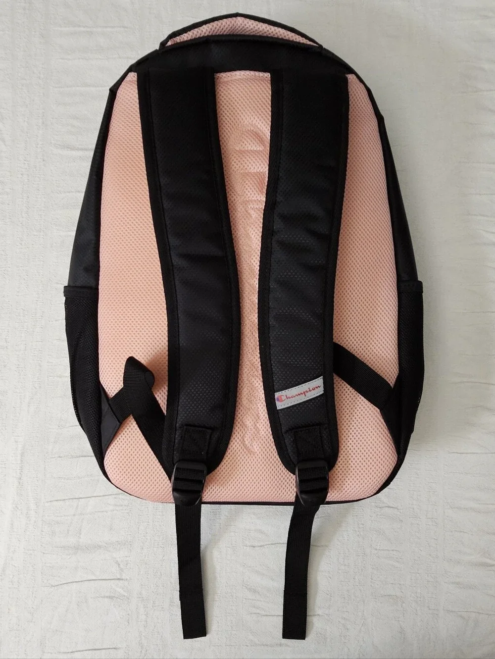 Champion Black Pink Student Work Backpack Bookbag 17 inch Laptop Bag NEW NWT